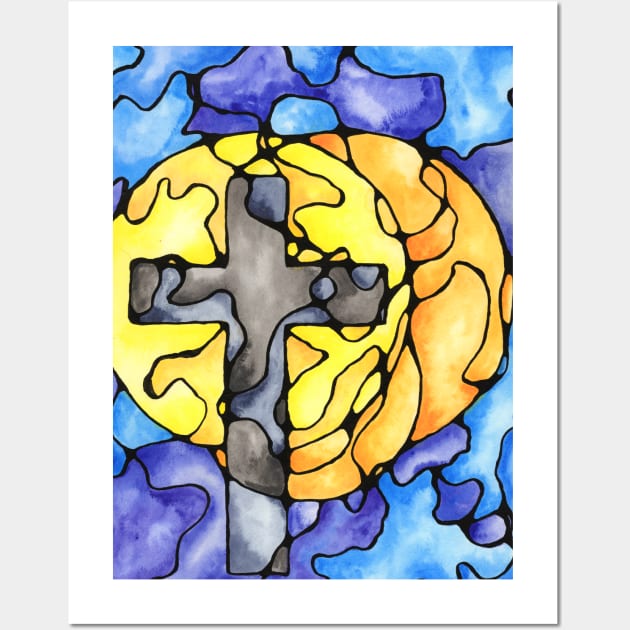 Cross Wall Art by AlstonArt